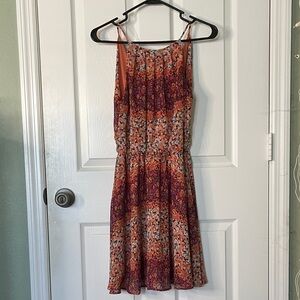 Floral Sleeveless Mini Dress